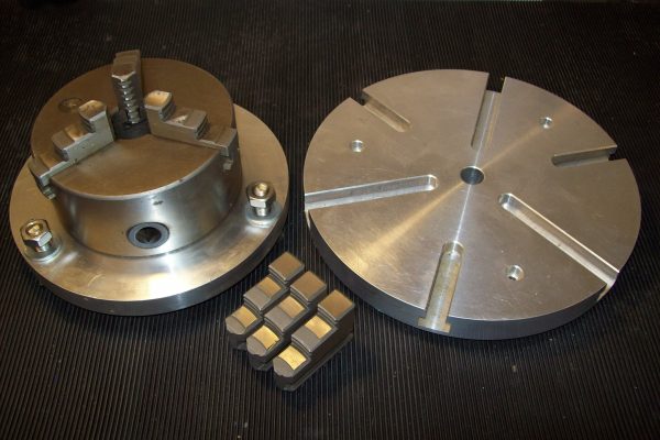 125mm 3 jaw chuck set to suit rotary table